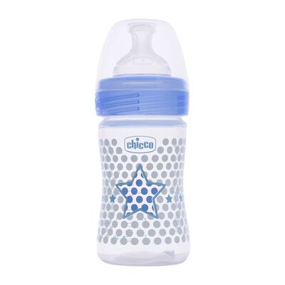 WellBeing Feeding Bottle (150ml, Slow) (Blue)